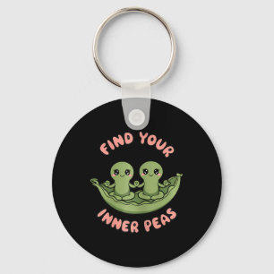 Llavero Encuentra tus vainas interiores Diseño de yoga de 