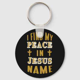Llavero Encuentro mi paz en nombre de Jesús