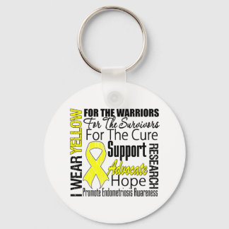 Llavero Endometriosis I Wear Yellow Ribbon Tribute