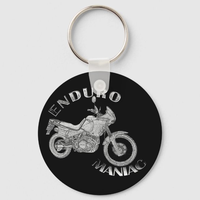 Llavero Enduro Maniac - Biker (Anverso)