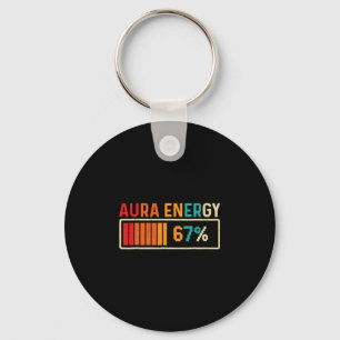 Llavero Energía Aura 67 Meme Divertido Gen Alpha Argot Ret