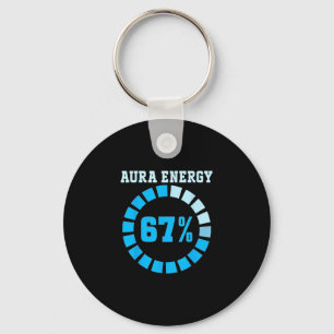 Llavero Energía Aura a 67 divertido meme Seis Siete Vamos 