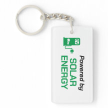 Energizado por energía solar - Acrílico