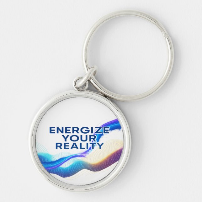 Llavero Energize Your Reality | Aluminum Keychain (Frente)
