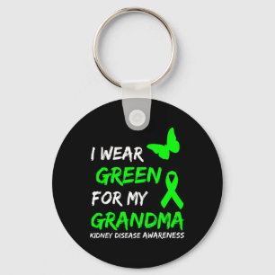 Llavero Enfermedad Renal Que Uso Verde Para Mi Abuela Cint