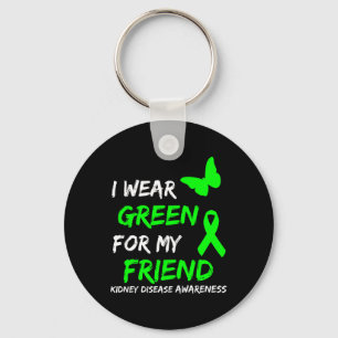 Llavero Enfermedad Renal Que Uso Verde Para Mi Amigo Cinta
