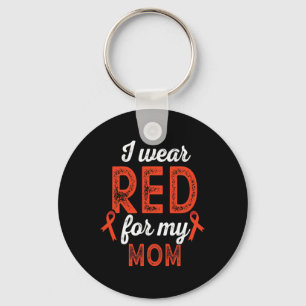 Llavero Enfermedad Vestida De Rojo Para Mamá - Mamá Guerre