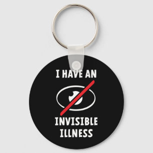 Llavero Enfermedades invisibles, discapacidad. Onzichtbare
