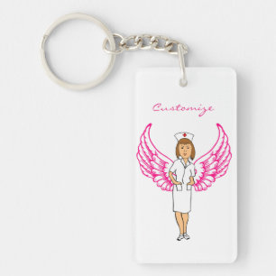 Llavero Enfermera Angel Wings Thunder_Cove