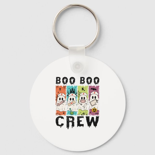 Llavero Enfermera de Boo Boo Crew Halloween (Anverso)
