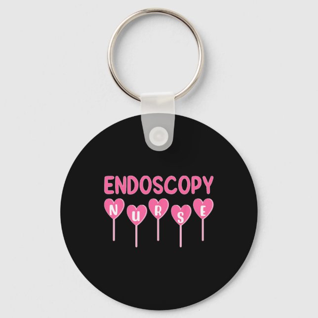 Llavero Enfermera de Endoscopia Corazones Caramelo San Val (Anverso)