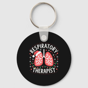 Llavero Enfermera De Navidad Terapeuta Respiratorio Luces 
