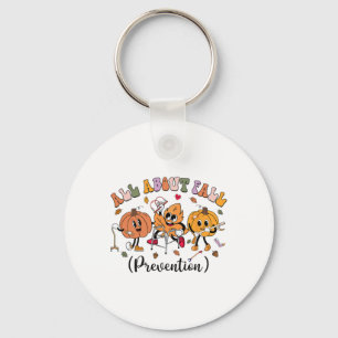 Llavero Enfermera de otoño de Acción de Gracias de Prevenc