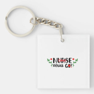 Llavero Enfermera de regalo de enfermería pase virus Go