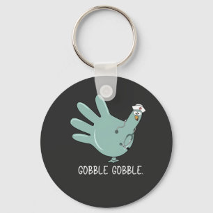 Llavero Enfermera de Urgencias Pavo Gobble Squad Enfermera