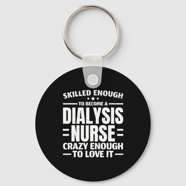 Llavero Enfermera Diálisis Enfermedad riñón Médico 2 (Anverso)
