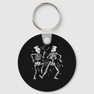 Llavero Enfermera divertida bailando Skeleton Halloween Sk