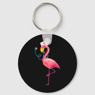 Llavero Enfermera Flamingo - Funny Flamingo Lover Enfermer