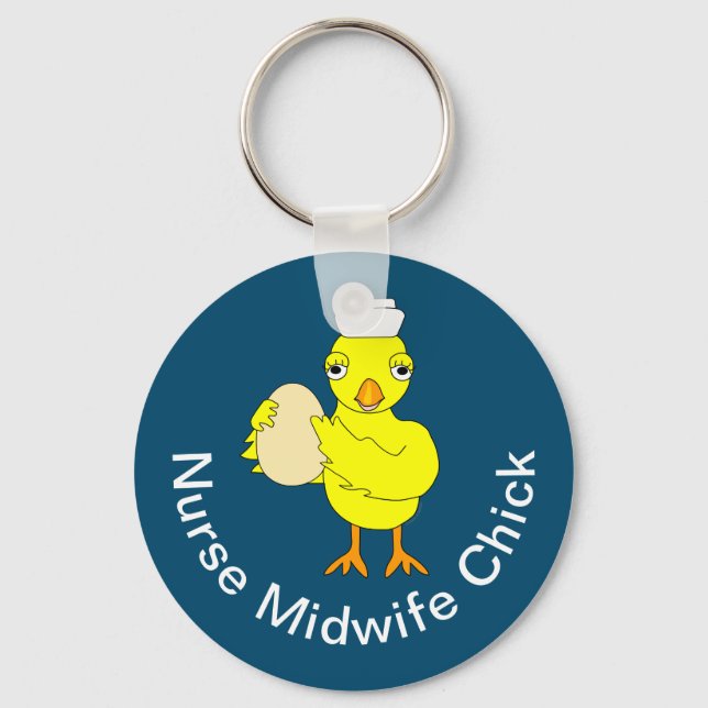 Llavero Enfermera Midwife Chick (Anverso)