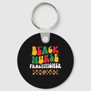 Llavero Enfermera negra practicante Bhm African American G