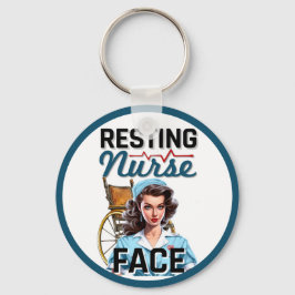 Llavero Enfermera nostálgica lindo Pinup Enfermera de enfe