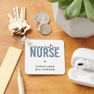 Llavero Enfermera perioperatoria personalizado RN o regalo
