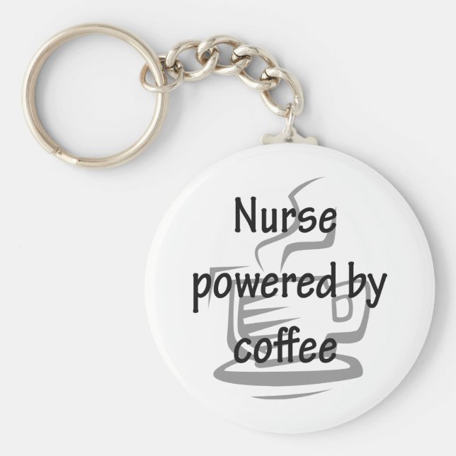 LLAVERO ENFERMERA POTENCIADA POR CAFÉ (Frente)