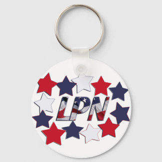 LLAVERO ENFERMERA PRÁCTICA CON LICENCIA STAR SPANGLED