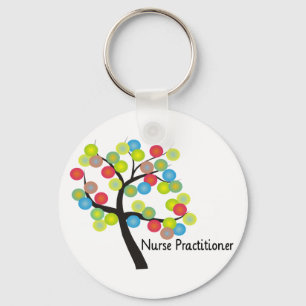 Llavero Enfermera practicante Artsy Tree Design Gifts