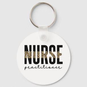 Llavero Enfermera practicante NP cheetah Regalos de gradua