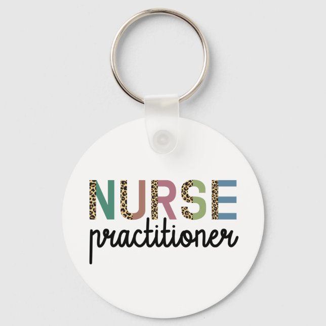 Llavero Enfermera Profesional Enfermero de enfermería NP r (Anverso)