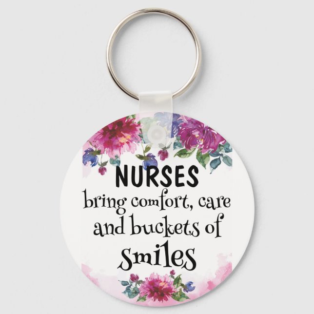 Llavero Enfermera que deja Enfermera, gracias regalo de ag (Anverso)