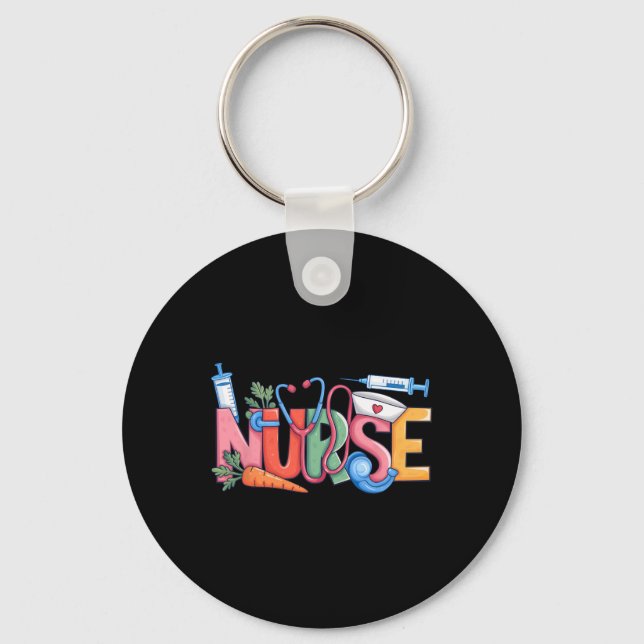 Llavero Enfermera Stethoscope Cute Coquette Bow Stethoscop (Anverso)