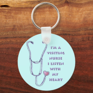 Llavero Enfermera visitante Stethoscope