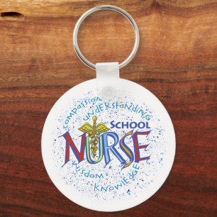 Llavero Enfermería escolar Motto Keychain