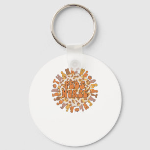 Llavero Enfermería pediátrica de Acción de Gracias para En