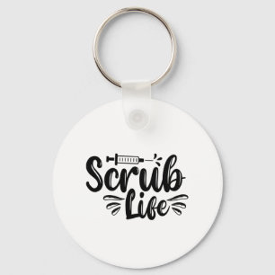 Llavero Enfermería Regalo Vida de Scrub