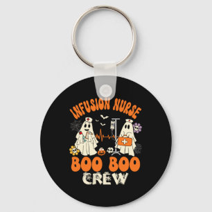 Llavero Enfermero de enfermería de Boo de Halloween con tr