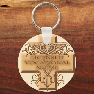 Llavero Enfermero de LVN de Cross Caduceus
