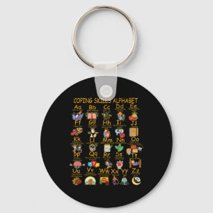 Llavero Enfrentamiento de Habilidades Alfabeto de Concienc