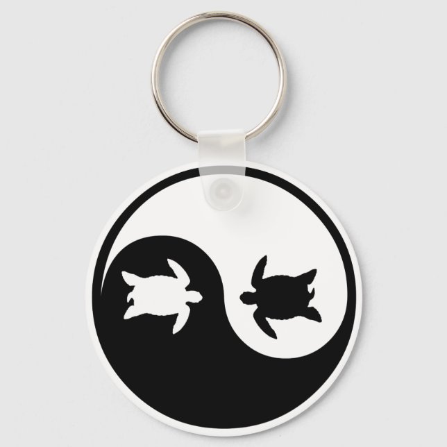 Llavero Enfrentando la cadena de claves Ying (Anverso)