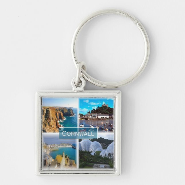 Llavero ENG028 CORNWALL, Inglaterra, Europa, (Frente)