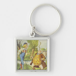 Llavero Engendre a Guillermo que equilibra una anguila en