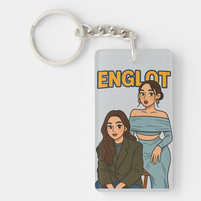 Llavero Englot Thai GL Ship Couple, Engfa y Charlotte (Frente)