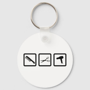 Llavero engranaje de corte de pelo