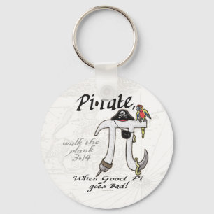 Llavero Engranaje del día del pirata pi