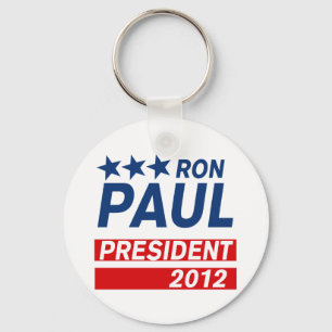 Llavero Engranaje del presidente 2012 campaña de Ron Paul