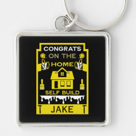 Llavero Enhorabuena por la autoconstrucción en casa
