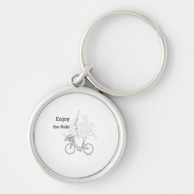 Llavero  Enjoy the Ride: Minimalist DAILYMIEN  Keychain (Frente)