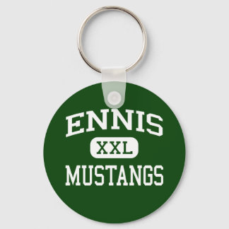 Llavero Ennis - Mustangs - Escuela Secundaria Ennis Montan